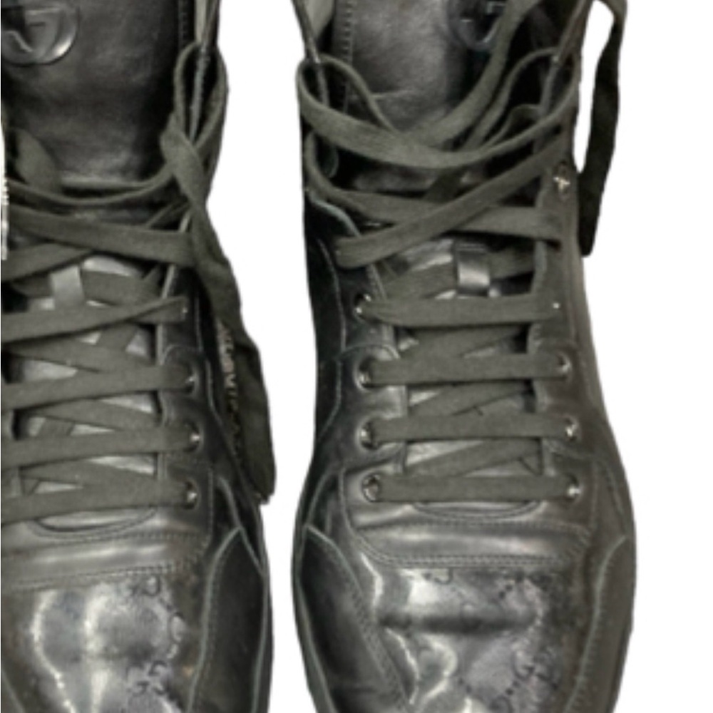Gucci Black High-Top Sneakers - Picture 2 of 2